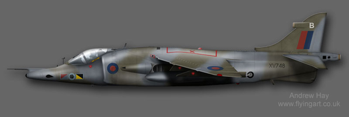 Harrier GR.3 XV748 233 OCU